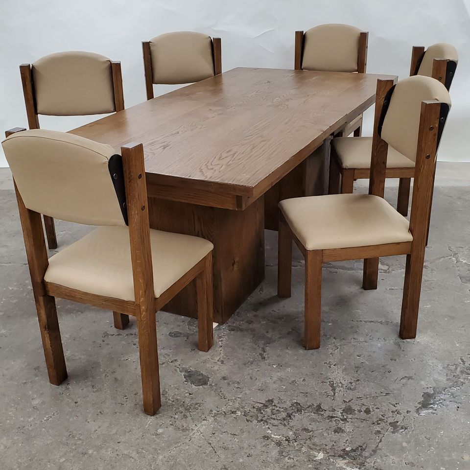 Rustic mid century dining room 2