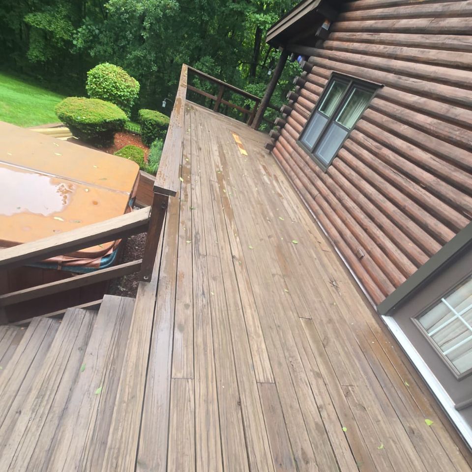 Before old deck 