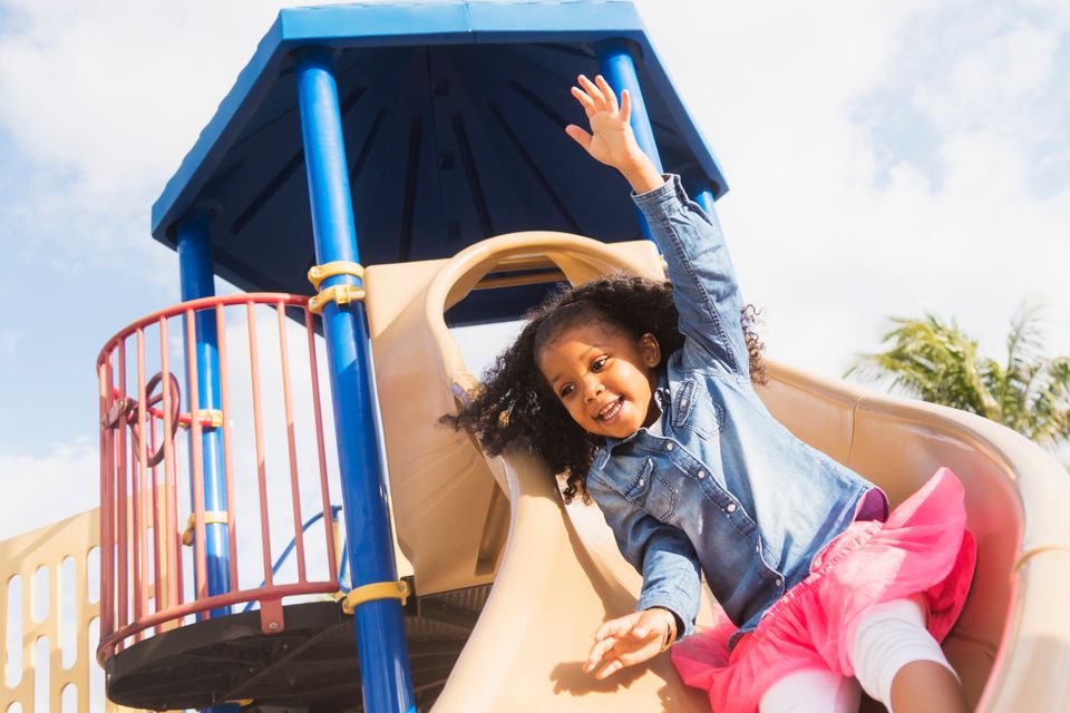 Child on playrground