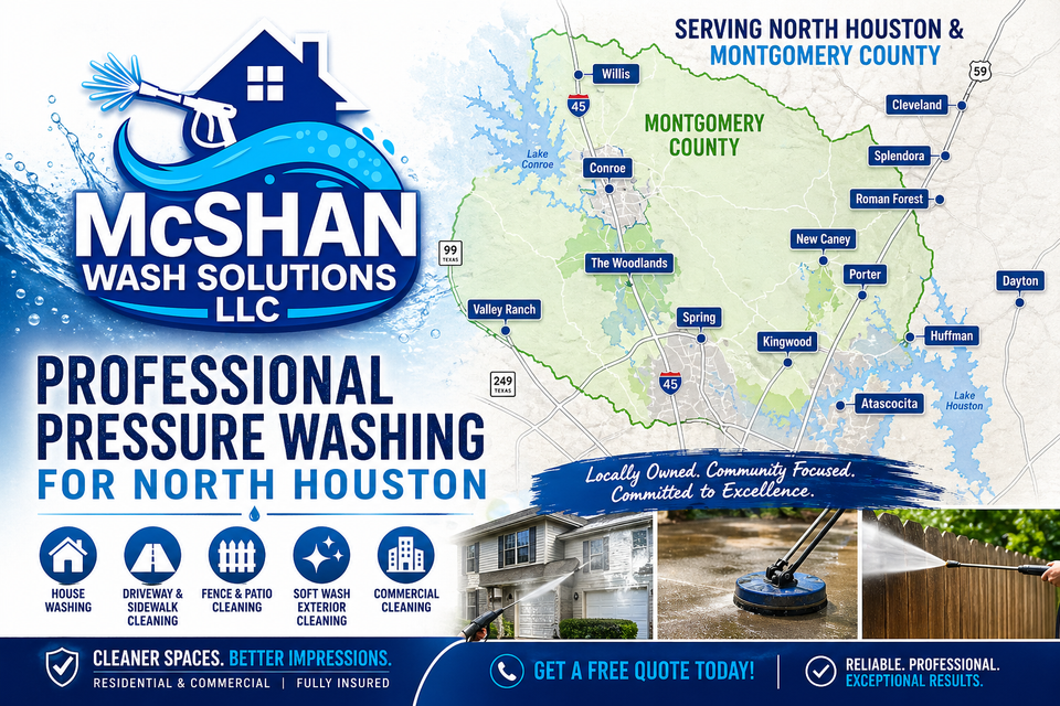 Pressure washing north houston