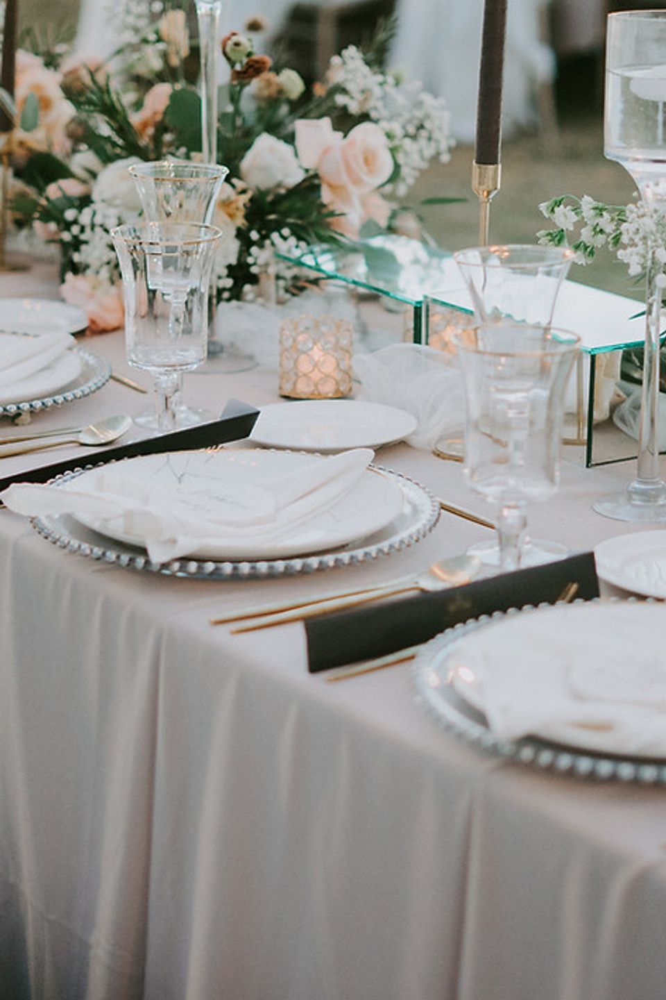 Wedding table set