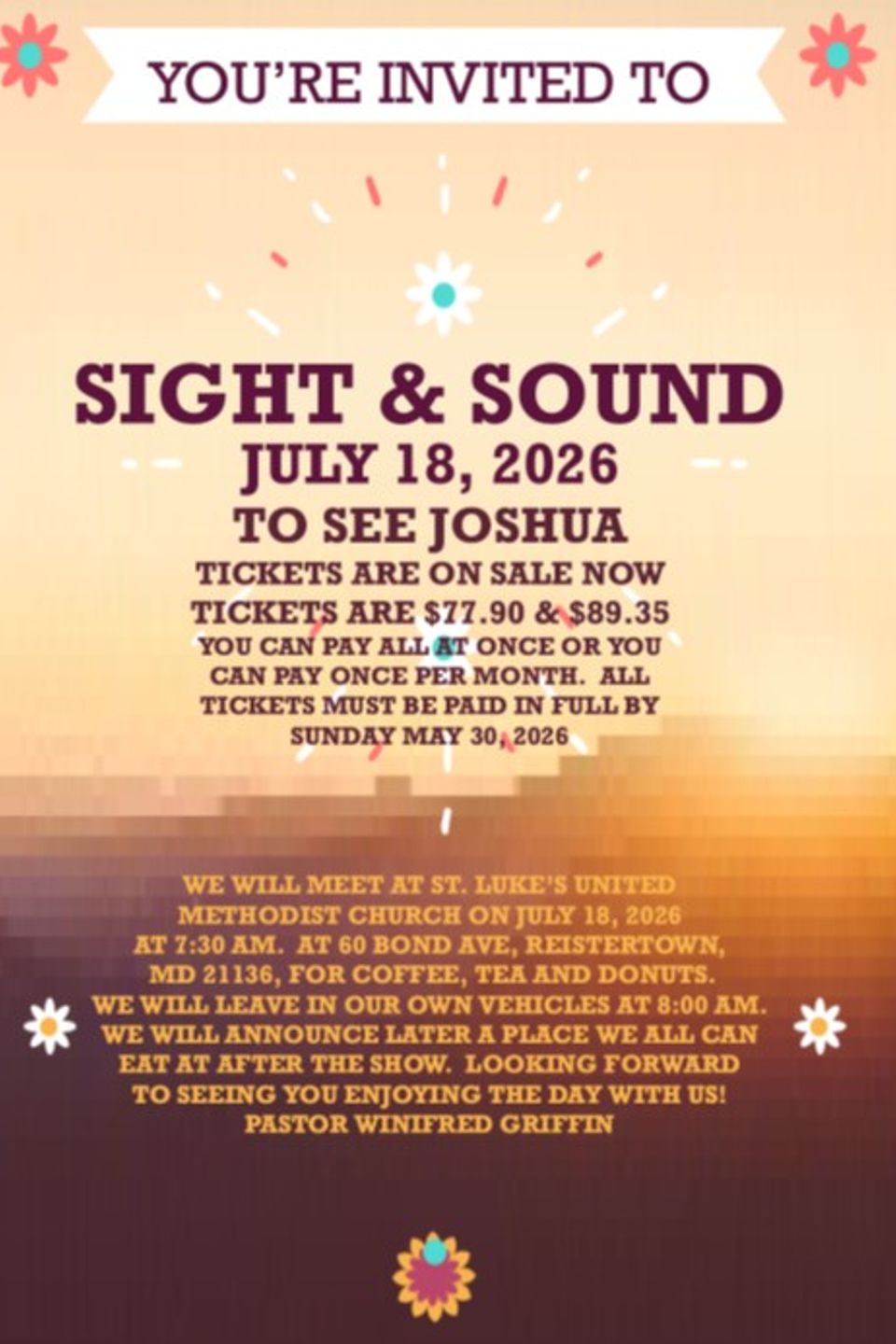 Joshua sight   sound