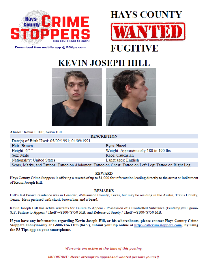 Hill wanted poster 