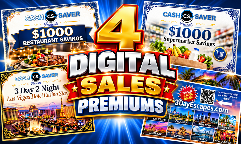 Four digital sales premiums