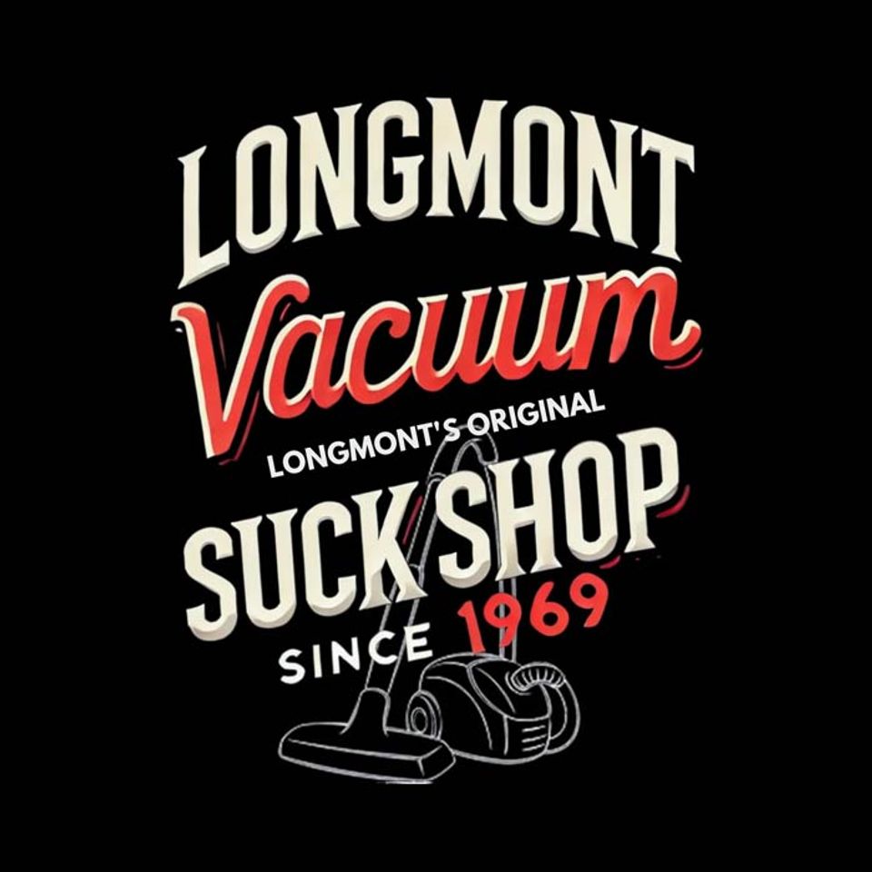 Longmont Vacuum - Longmont's Original Suck Shop since 1969 logo