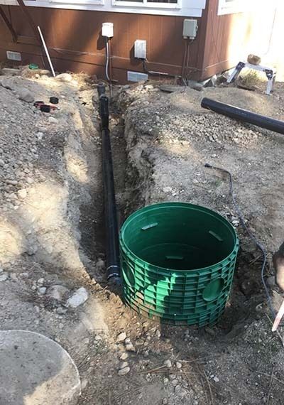 Septic system installation in Middelton