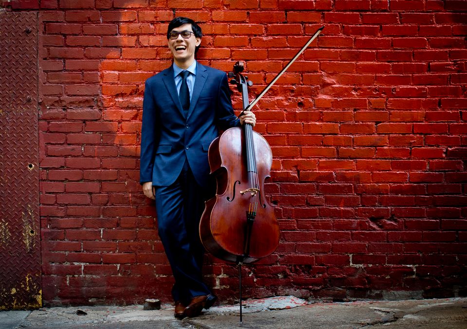 Zlatomir holding cello