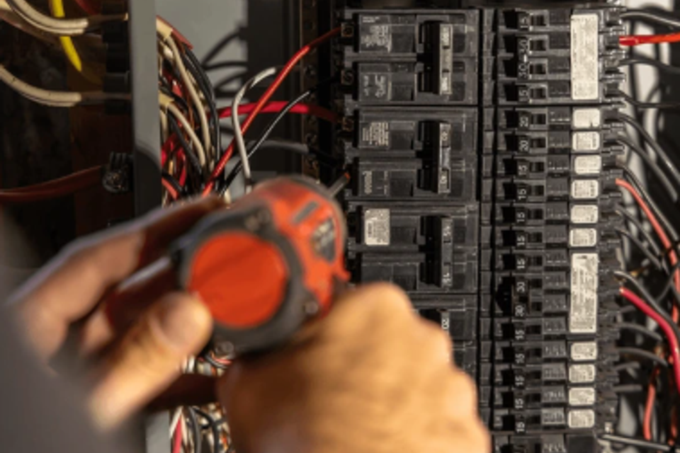 Electric panel drill