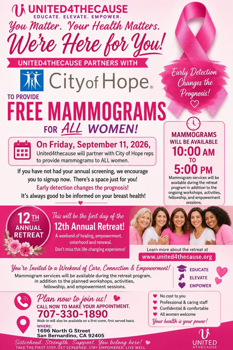 Free mamograms