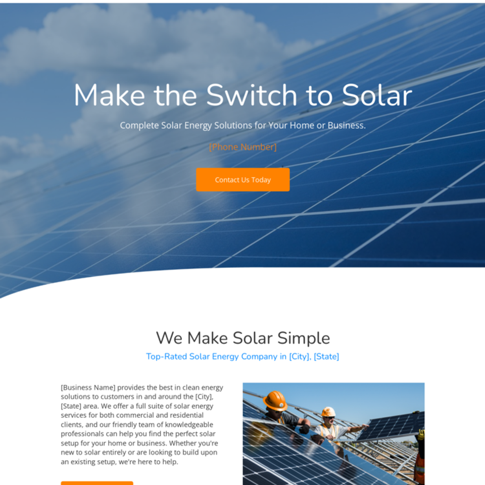 Solar energy company