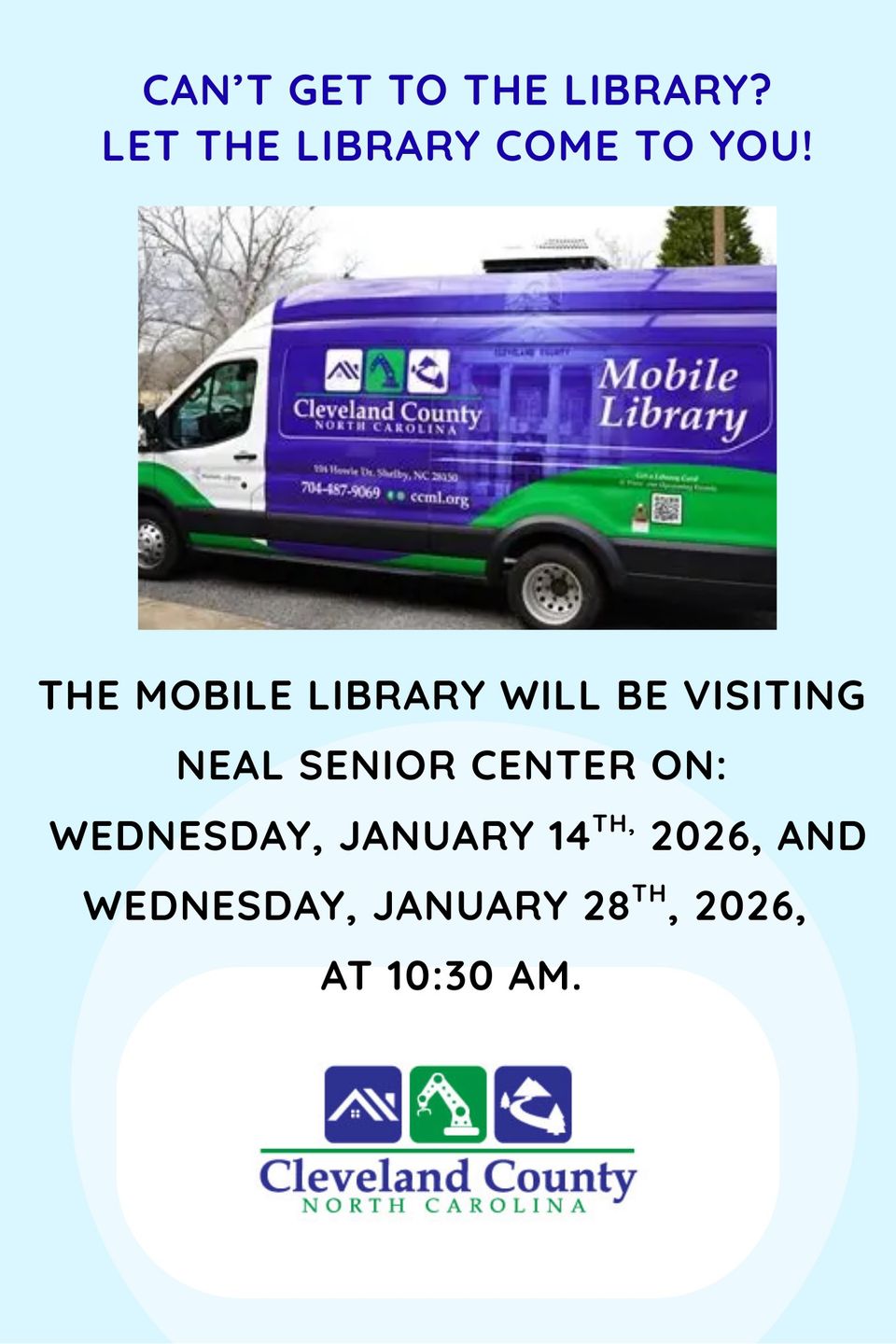 Can’t get to the library