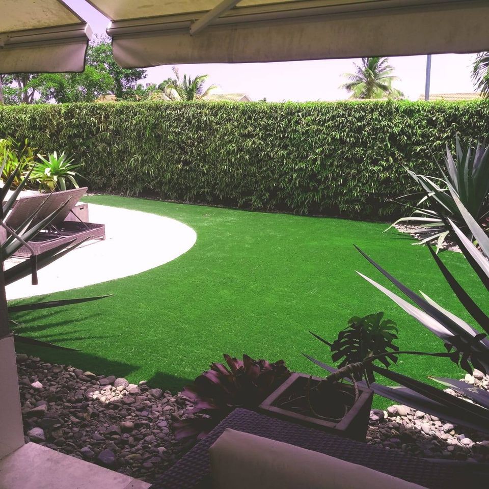 Grama artificial patios PR