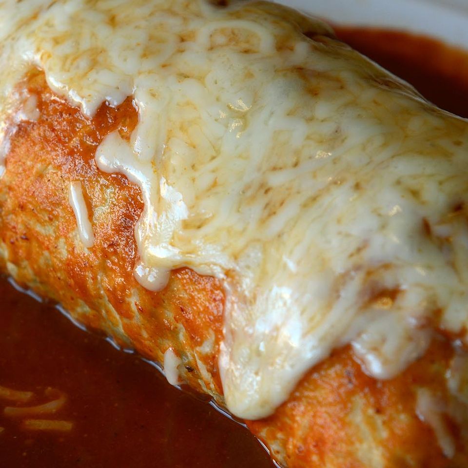 Mexican restaurant burritos