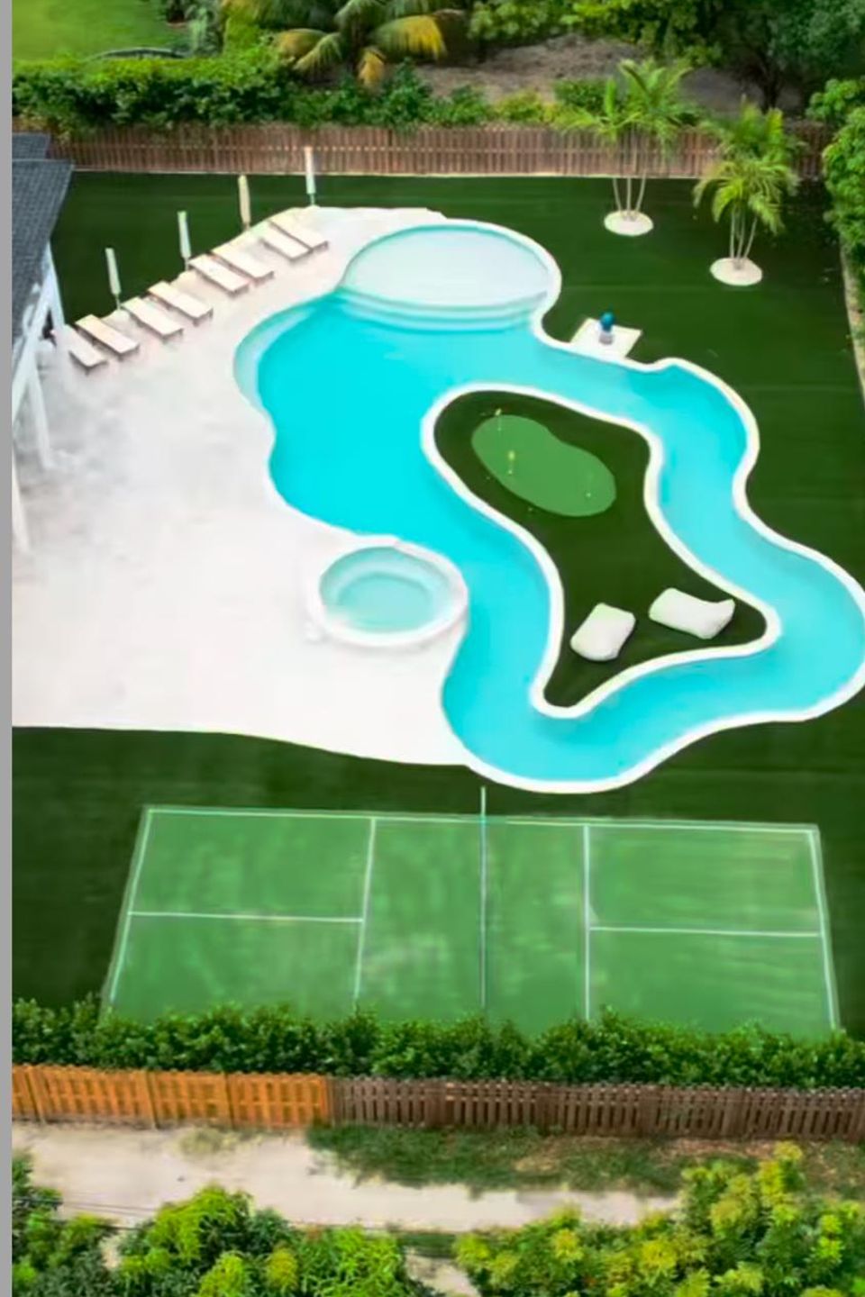 Turf pickel ball ct