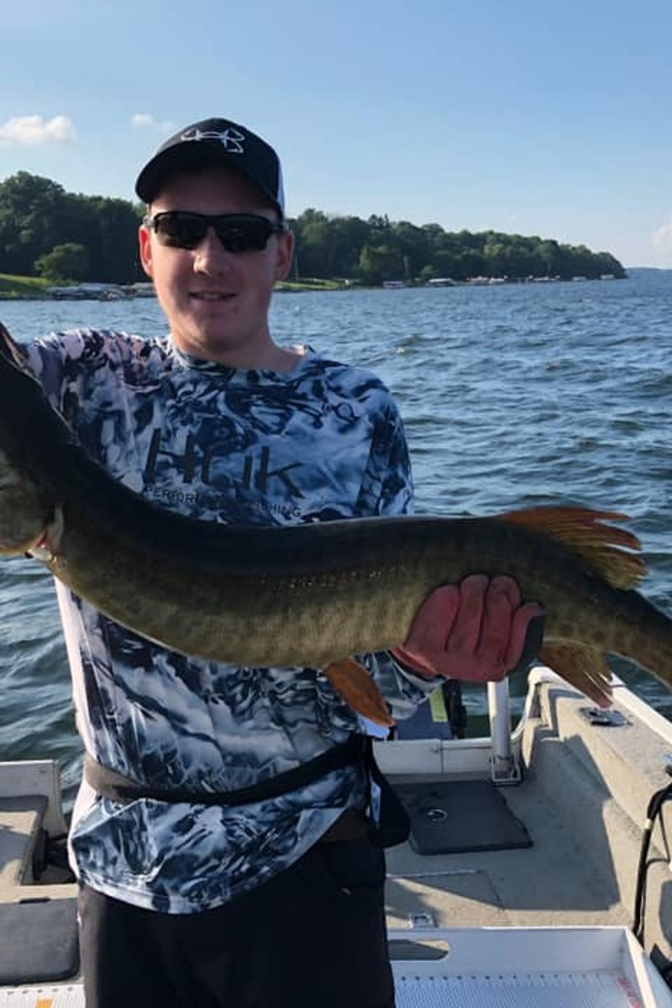 Teegan's big catch took place while on a fishing trip to Florida.