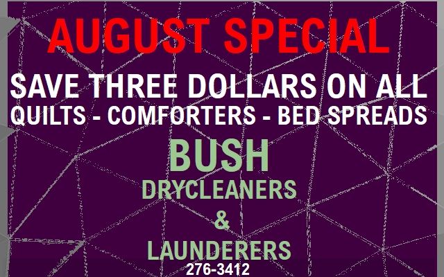 Bush august 22