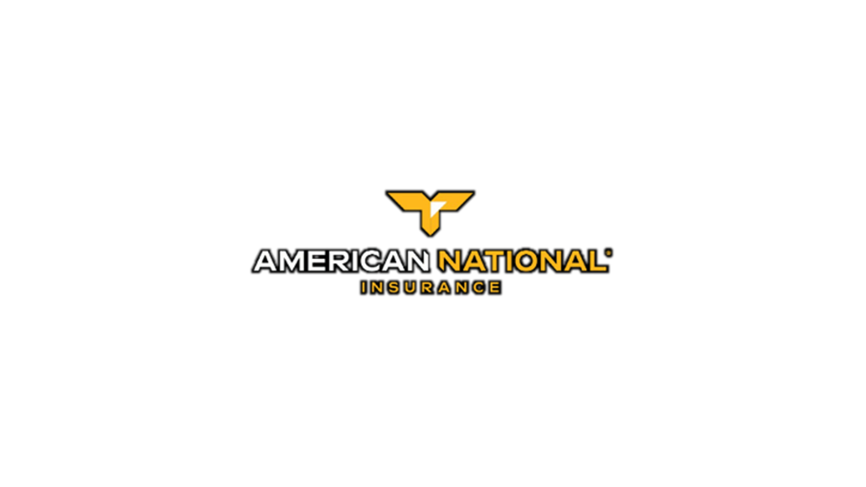 Anico american national insurance logo (full white board)