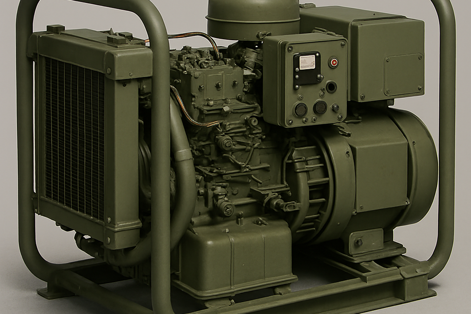 Military grade generator built for field operations and tactical reliability