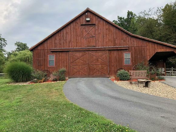 Barn freshly landscaped good
