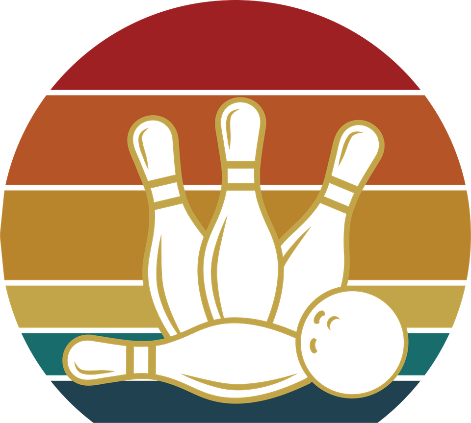 Bowling   retro sunset graphics 21