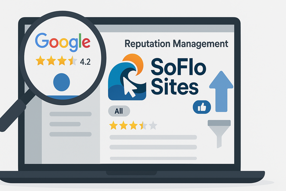 Soflo sites reputation management cover design