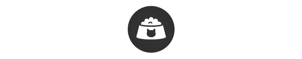 Cat icon food