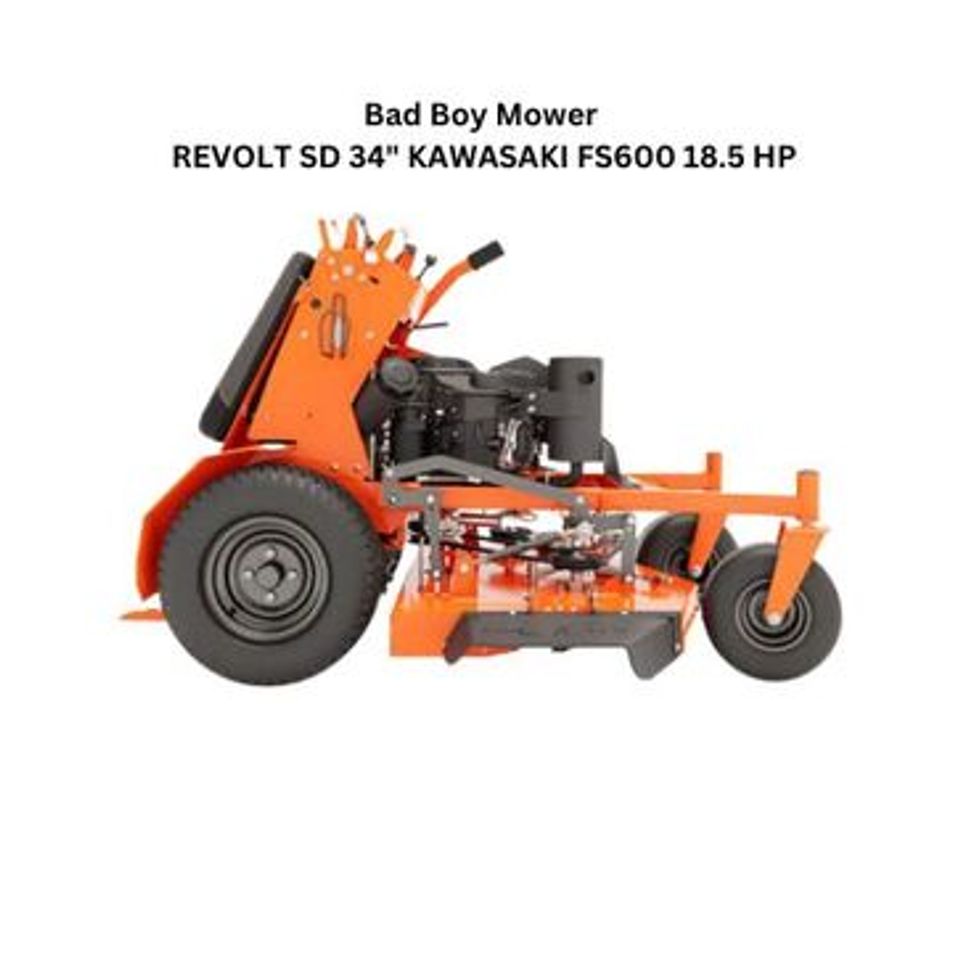 2 bad boy mower revolt sd 34 kawasaki fs600 18 5 hp