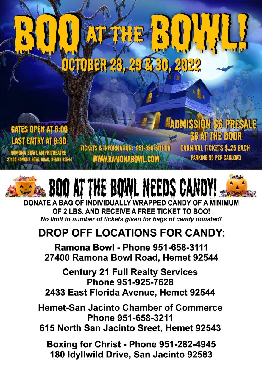 Boo candy drop off