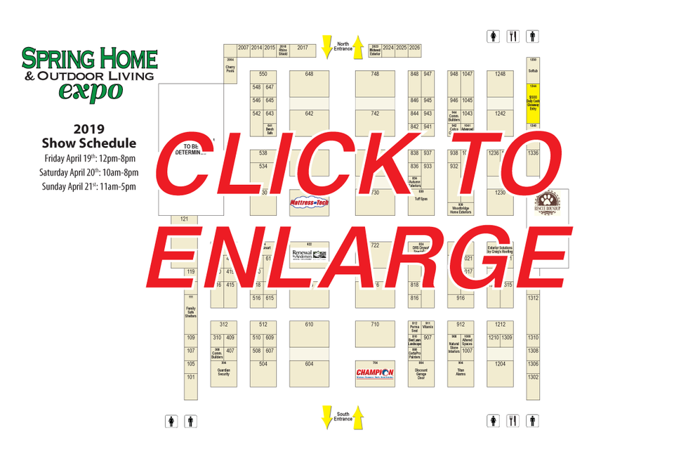 She19 booth map