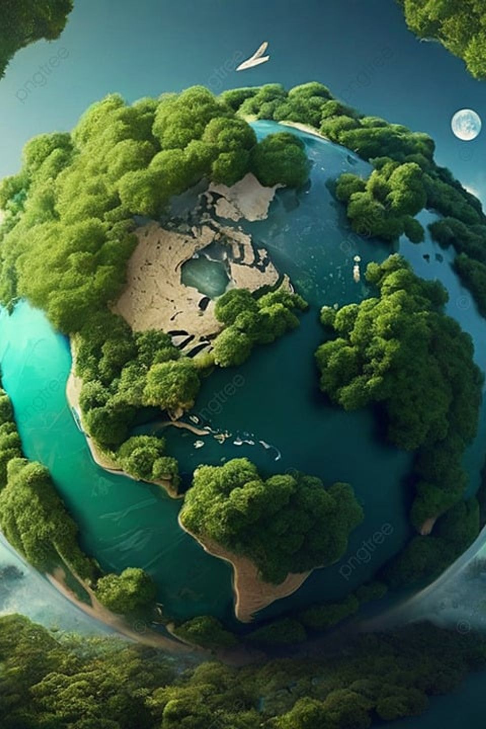 Pngtree showcases the potential of a greener future on earth day image 15718413