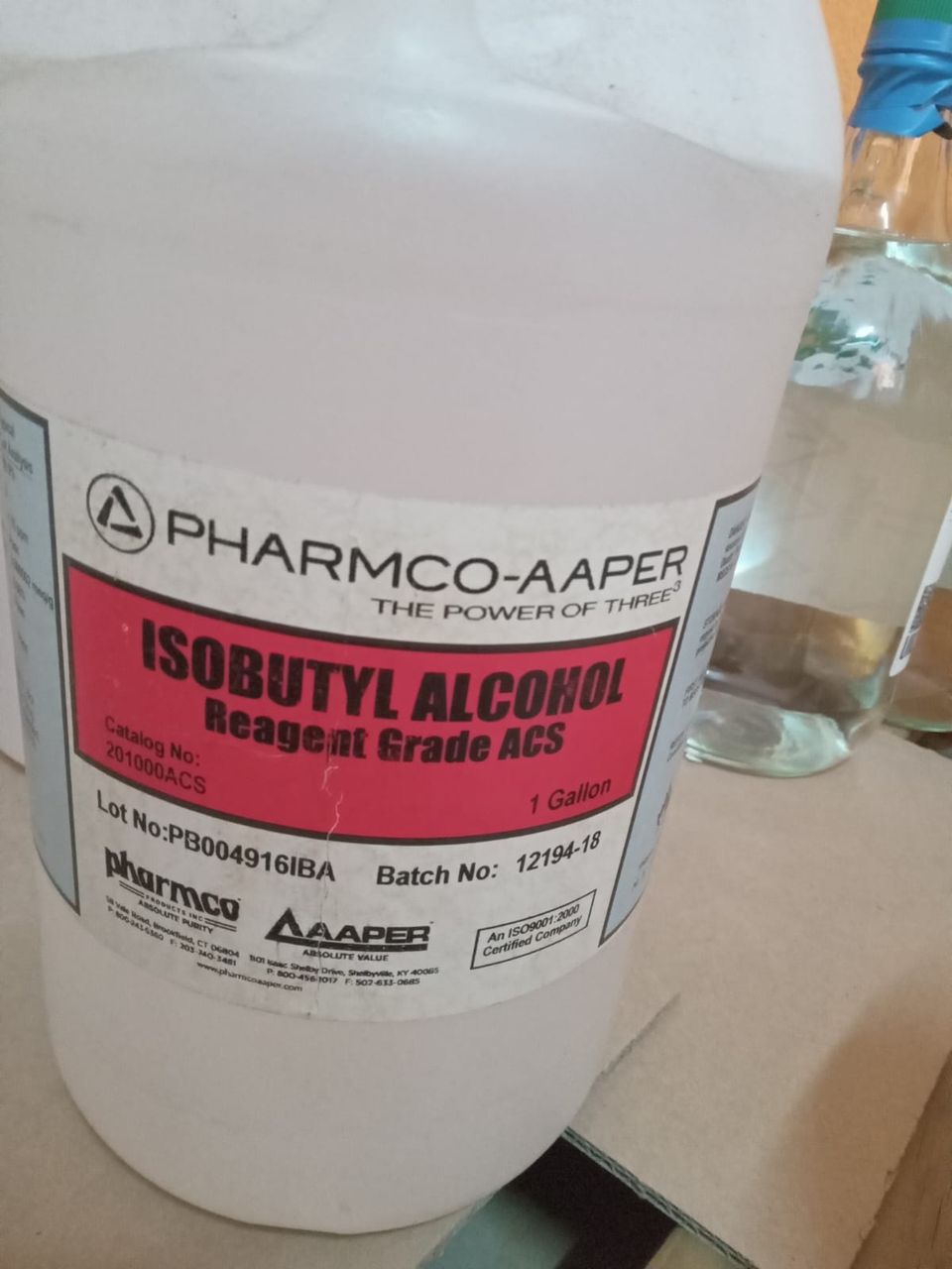 Isobutyl alcohol 1 gal acs