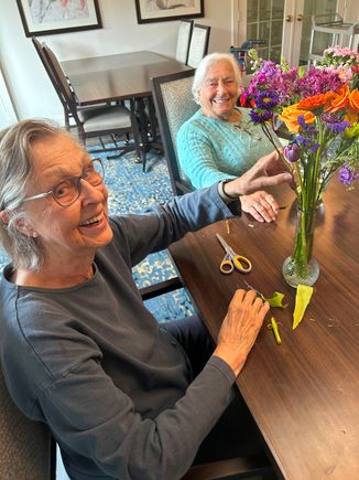 Concord park residents barbara sutherland and dorit vander wilden