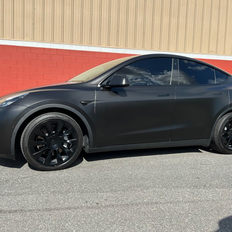 Black tesla