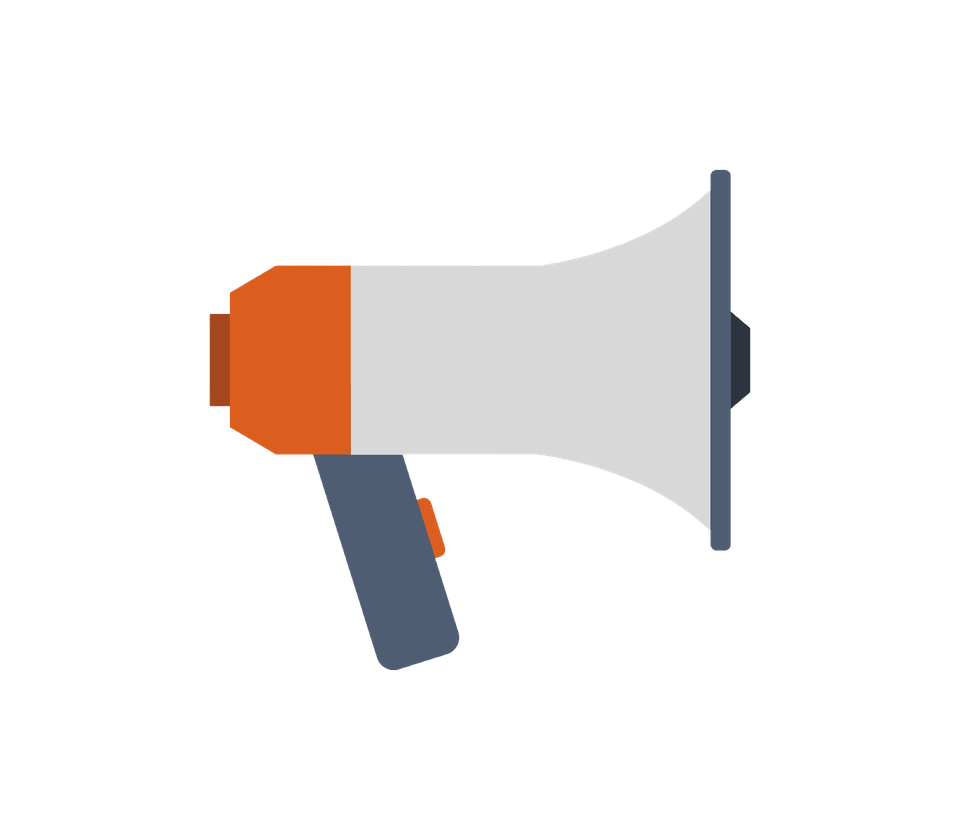 Bullhorn no background