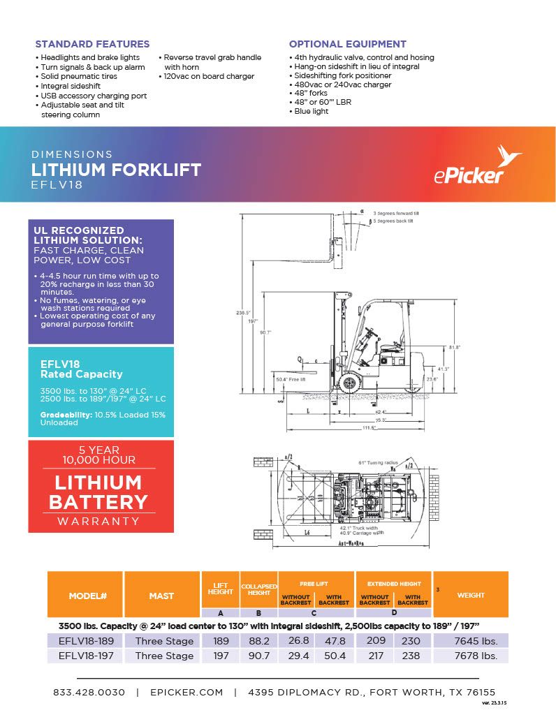 Lithium forklift truck eflv18 part 21024 1
