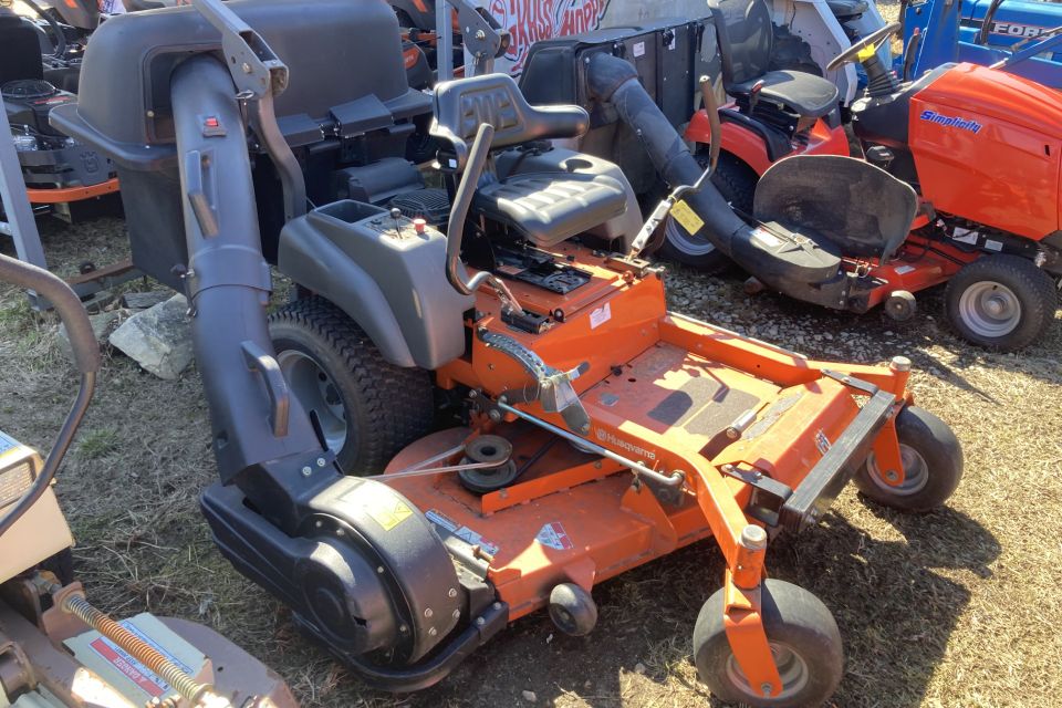 Husky 61 mower side view