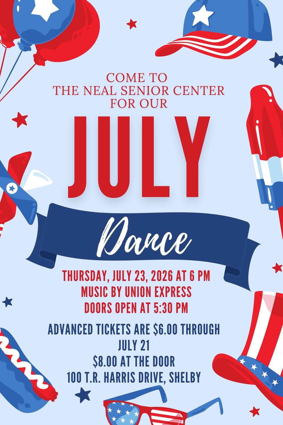 Poster july 2026 dance