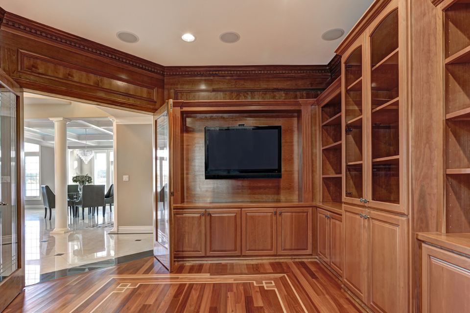 Custom wood room design