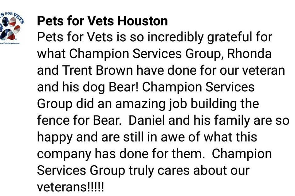 Pets for vets