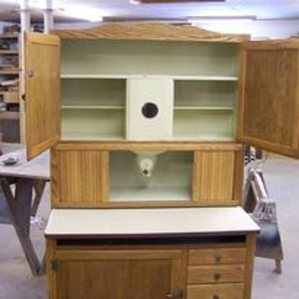 After picture of baker's cabinet