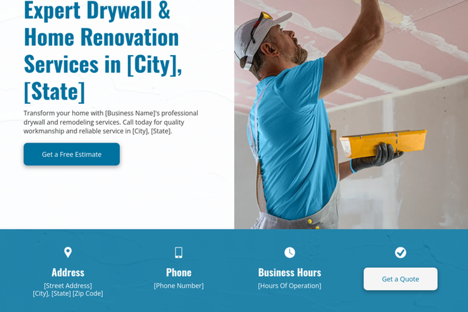 Drywall contractor