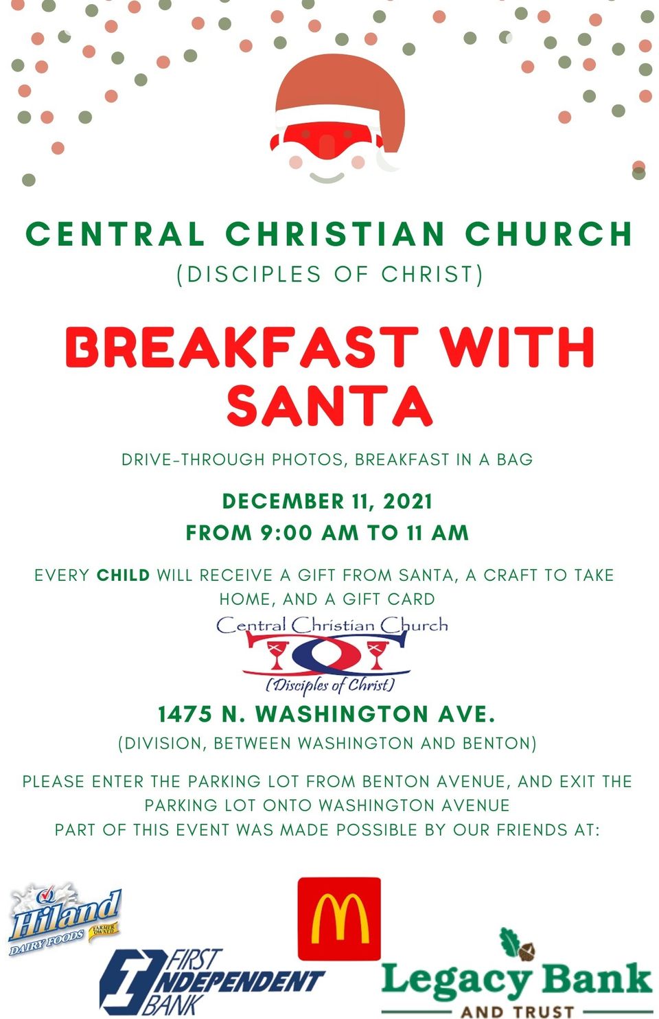 Breakfast with santa 2021