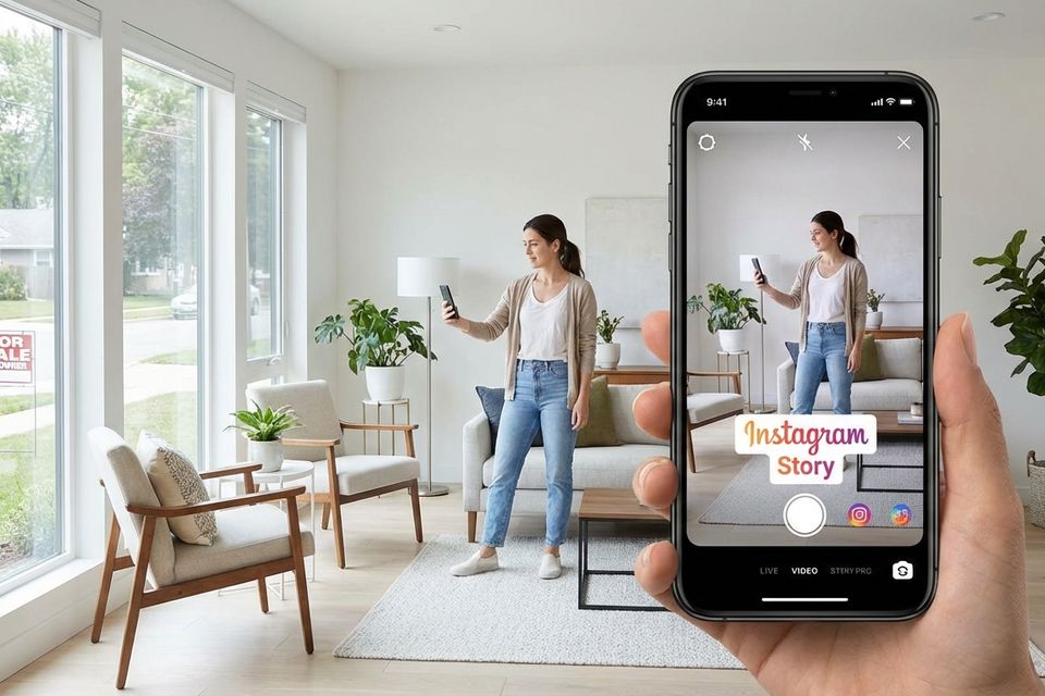 Using instagram stories to showcase your fsbo property