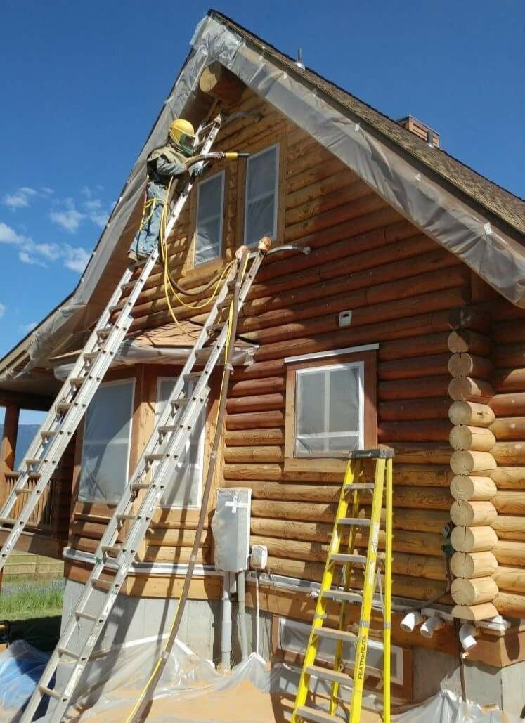 Cabin Staining and Maintenance in Boise Idaho