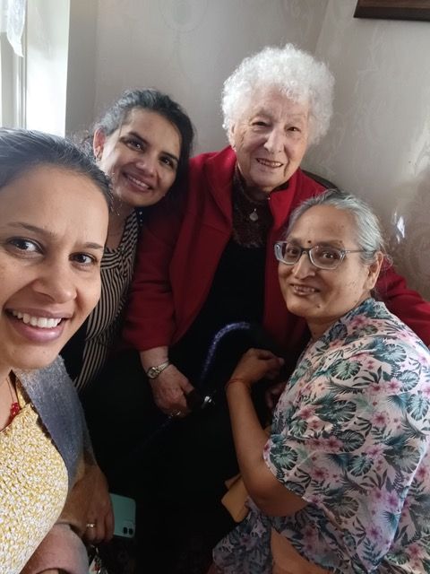 Aruna with awc group