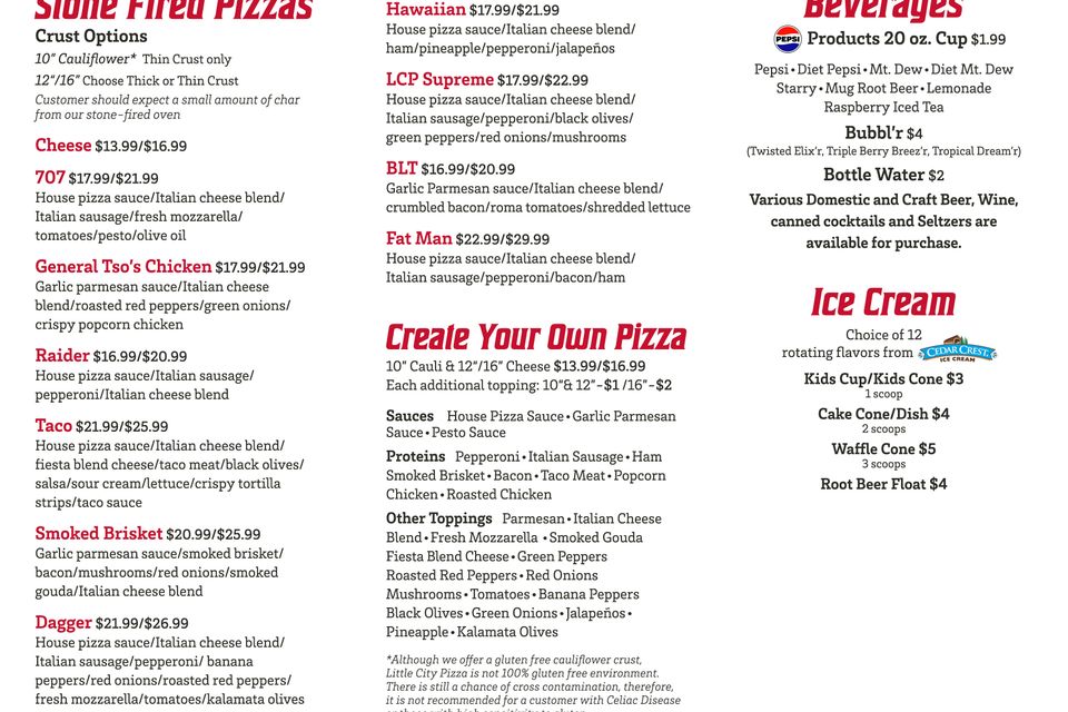 2025 little city pizza menu facebook w 02