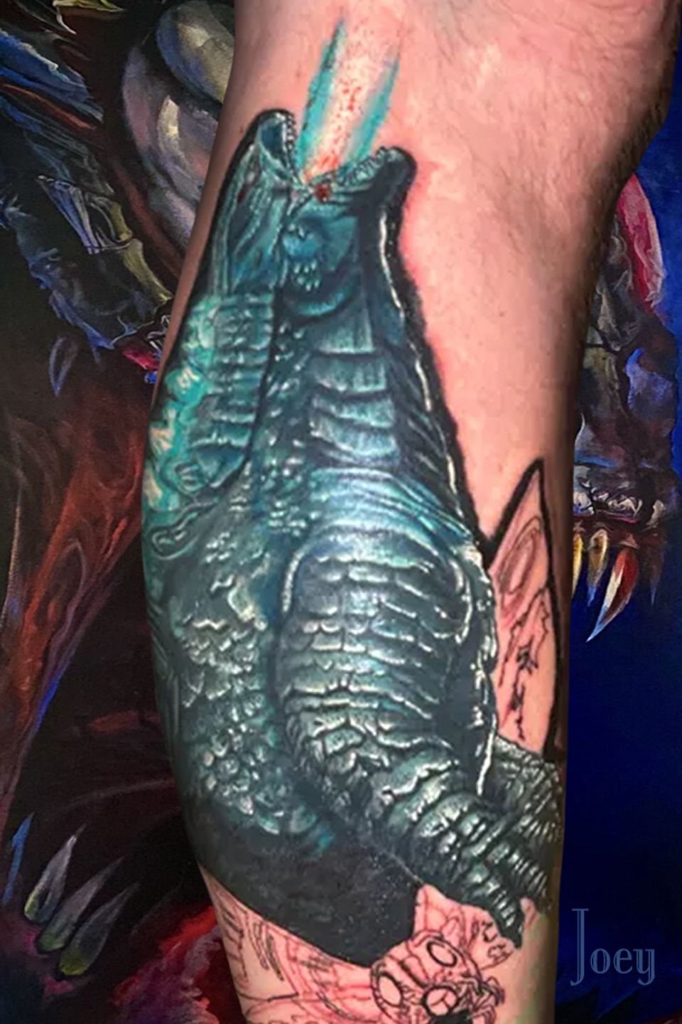 Joey godzilla jpg