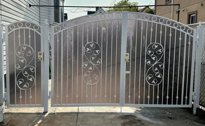 Pedestrian Iron Fence