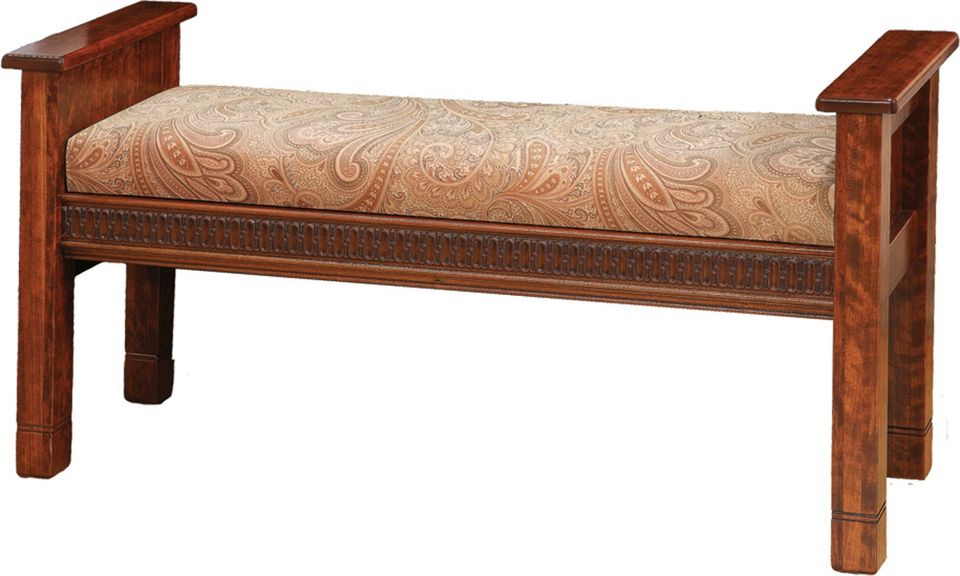 Nc marrakesh bench with fabric