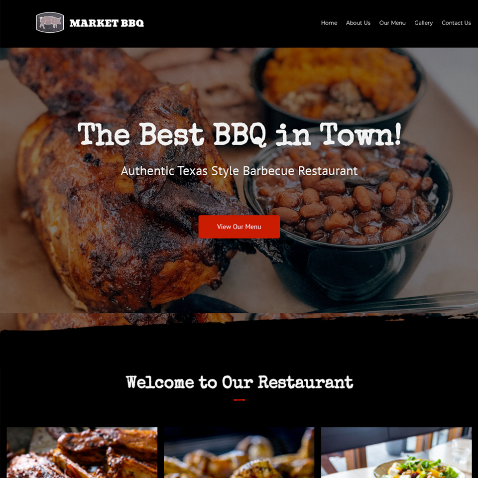 Nnq restaurant website design theme